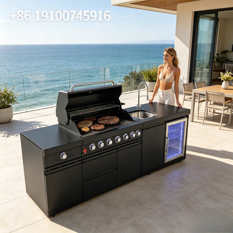 Commercial Kitchen Worktops - Cozinha Comercial Externa 2026, Churrasqueira de