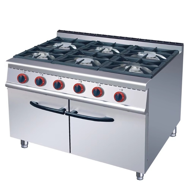 Range Commercial Kitchen - Fogão Comercial a Gás com 6