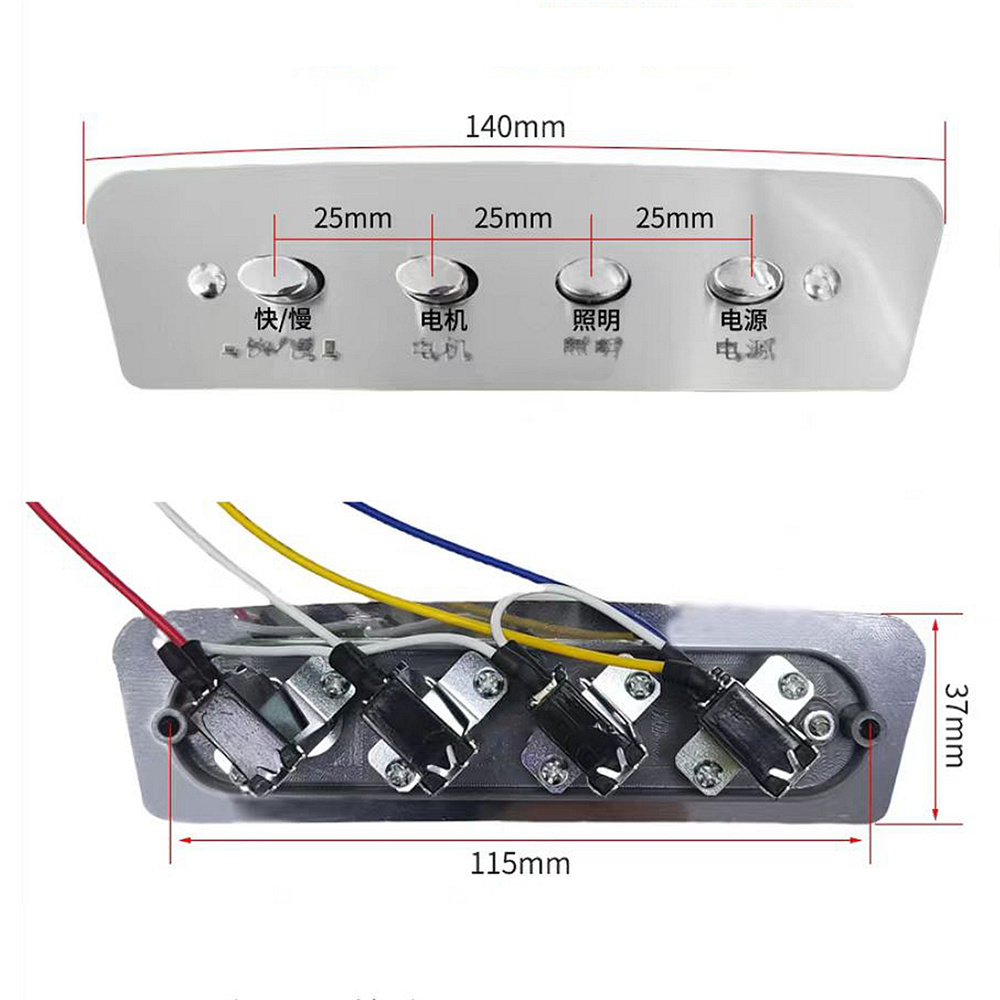 1pc interruptor de botão de pr - Range Commercial Kitchen avaliação e preço